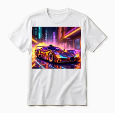 Retro Future Sh Unisex T-Shirt - White