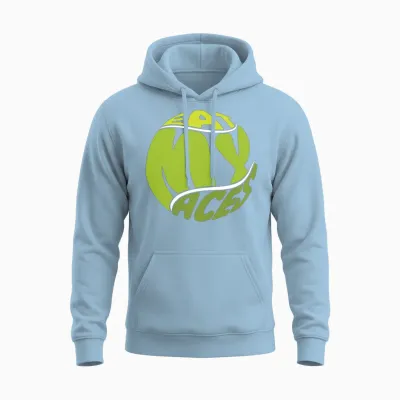 Tennis Funny Unisex Hoodie - Light Blue