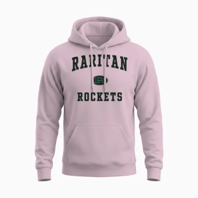 Raritan High School Rockets Unisex Hoodie - Light Pink
