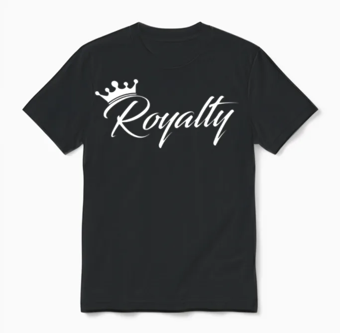 Royalty Unisex T-Shirt in Black