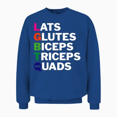 Lgbtq Gym Unisex Sweatshirt - Royal