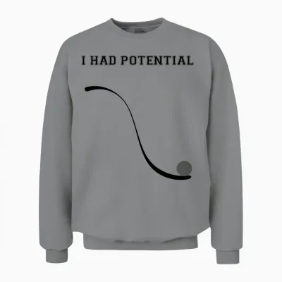 Joke About Retro Physics Unisex Sweatshirt - Sport Grey