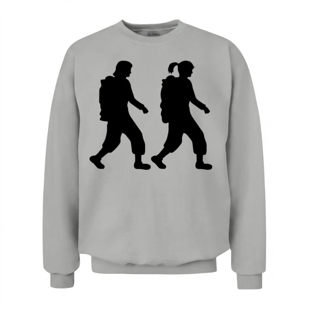2 Girlfriends Hiking β & Outdoors Unisex Sweatshirt - Ash