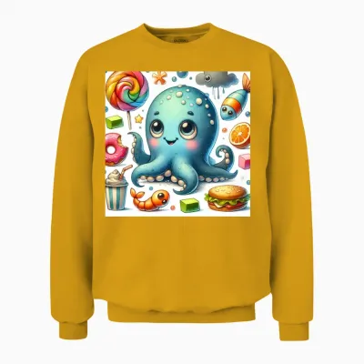 Funny Animal Unisex Sweatshirt - Gold