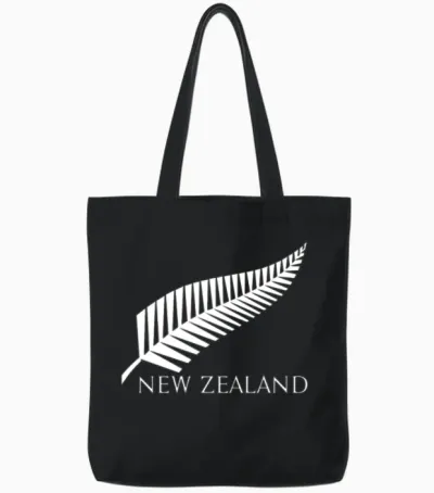 New Zealand Rugby Tote Bags - Black