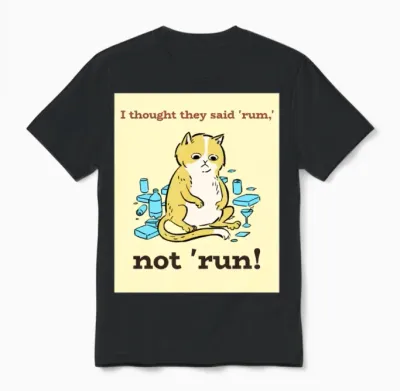 Funny Animal T-Shirt Design, Fitness and Wellness Unisex T-Shirt - Black