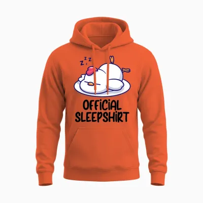 Funny Animal Shirt Funny Picture Unisex Hoodie - Orange