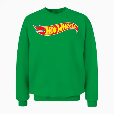 Hot Wheels - Hot Wheels Logo Unisex Sweatshirt - Irish Green