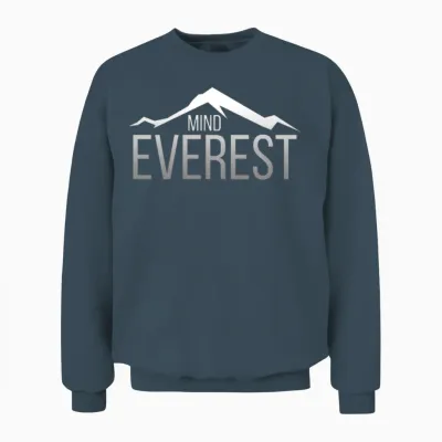 Hiking Mountain Mount Everest Mind Unisex Sweatshirt - Dark Heather