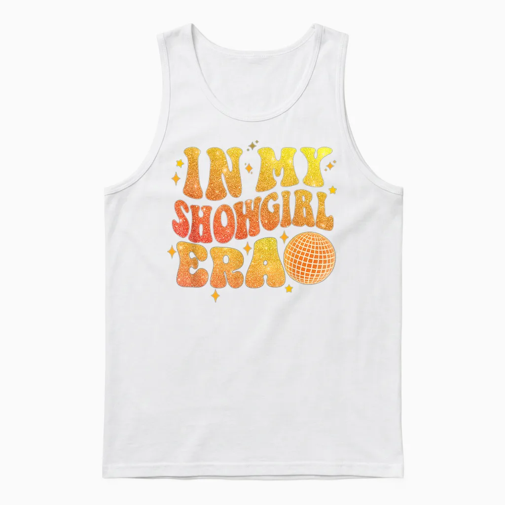 The Life of a Show Girl for Men Women Unisex Tank Top in White