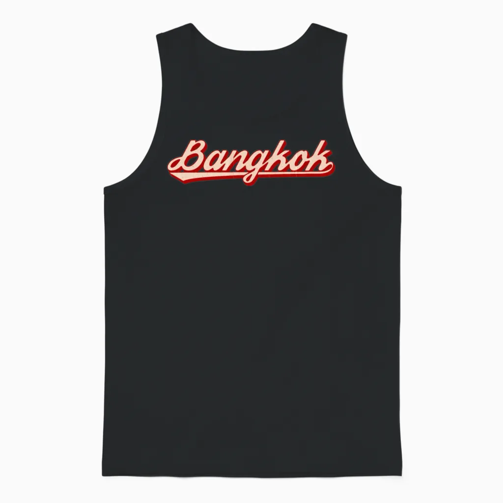 Bangkok Thailand Unisex Tank Top - Black