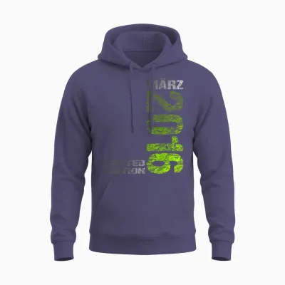 March 2016 Boy Girl 9th Birthday Limited Edition 9 T-Shirt, Black, S Unisex Hoodie - Heather Sport Dark Navy