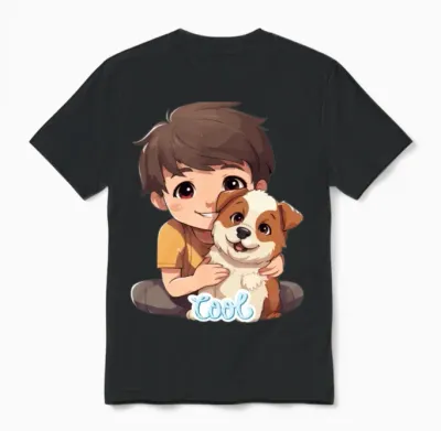 Dog Unisex T-Shirt - Black