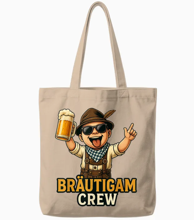 Stag Party Men's T-Shirt for Hen Parties Tote Bags in Natural