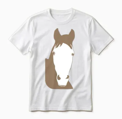 Horse Unisex T-Shirt - White