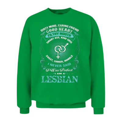 Dirty Mind, Caring Friend Good Heart Filthy Mouth Unisex Sweatshirt - Irish Green