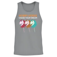 Stick Horses Hobby Horsing Chase Your Dream Unisex Tank Top - Sport Grey – 2
