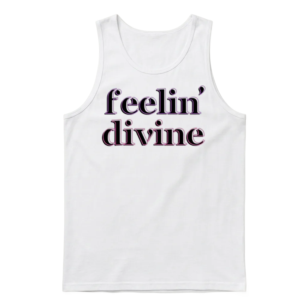 Feelin' Divine Classic Unisex Tank Top - White