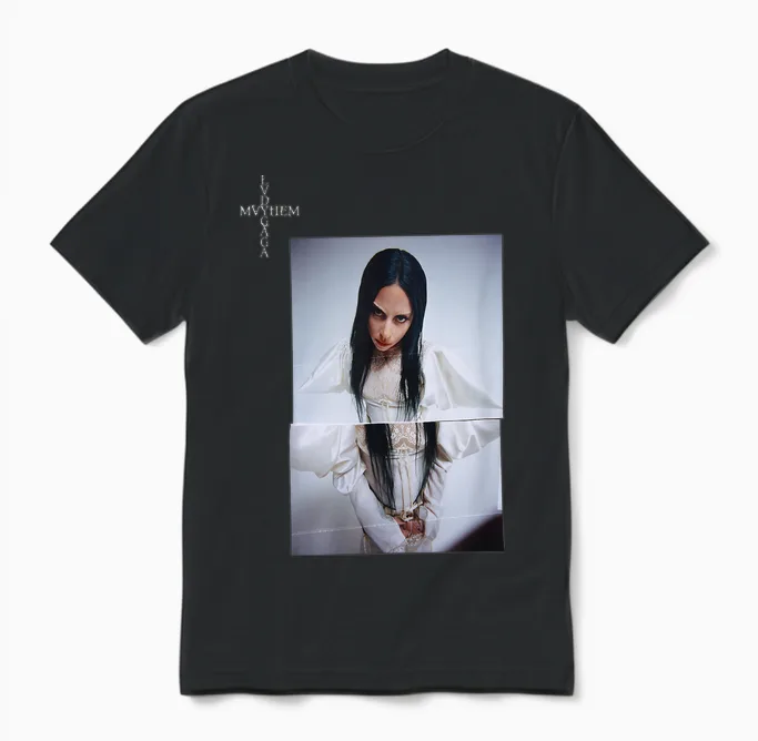 Official Lady Gaga Mayhem Photo Unisex T-Shirt in Black