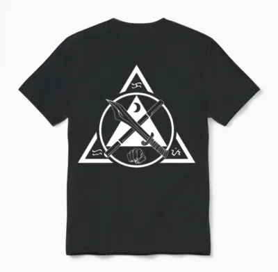 Kali Filipino Martial Arts Emblem Unisex T-Shirt - Black