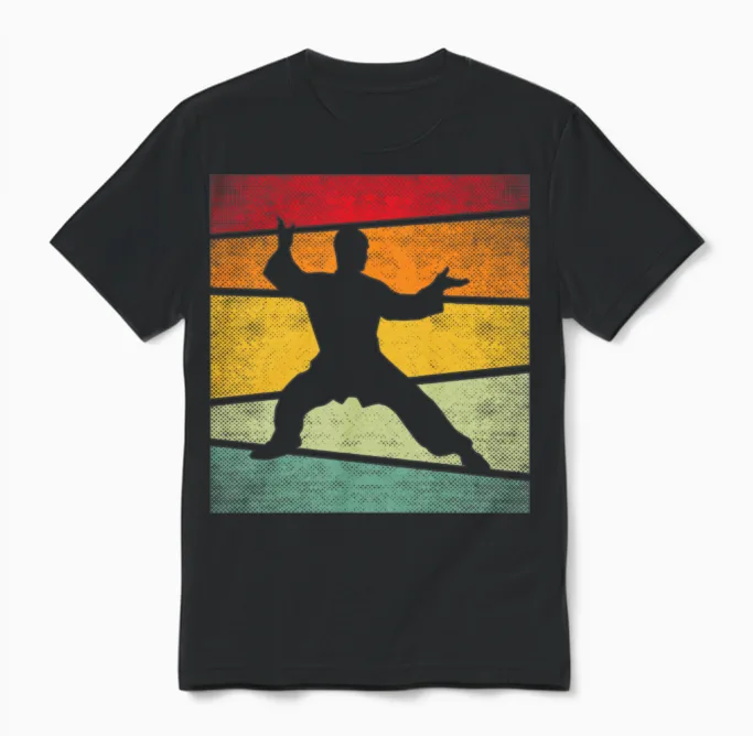 Mma Retro Boxing & Gift Unisex T-Shirt in Black