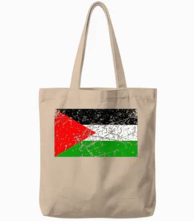 Palestine Flag Graphic for Men Women Tote Bags - Natural