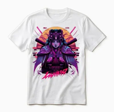 Samouraï Unisex T-Shirt - White