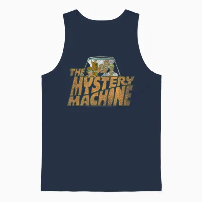 Scooby Doo Mystery Machine Unisex Tank Top - Navy