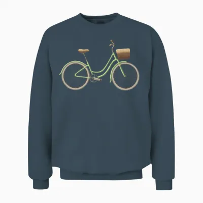 Bicycle Retro Unisex Sweatshirt - Dark Heather