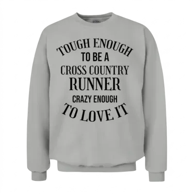 Cross Country Running Gift Xc Cross Country Runner Unisex Sweatshirt - Ash