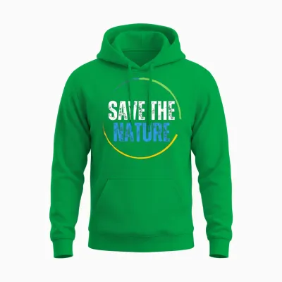 Save the Nature Unisex Hoodie - Irish Green