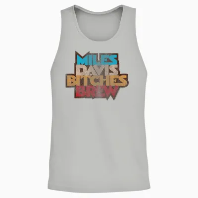 Miles Davis Bitches Brew Im Stress Unisex Tank Top - Ash