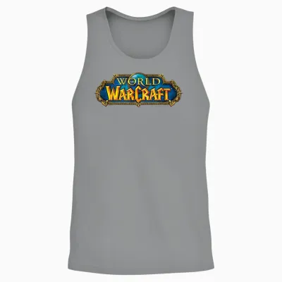 World of Warcraft Classic Official Logo Unisex Tank Top - Sport Grey