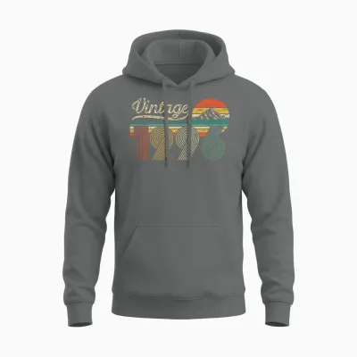 Vintage 1996 Anniversaire 30 Ans Pour Hommes Femmes Unisex Hoodie - Graphite Heather