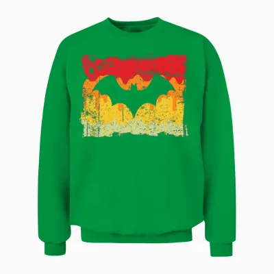 Bat Retro Unisex Sweatshirt - Irish Green