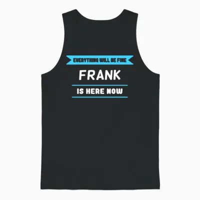 Frank Name Saying for Proud Franks Unisex Tank Top - Black