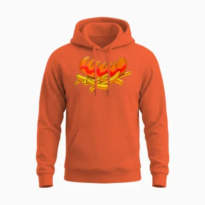 Selfiesandra Merch Unisex Hoodie - Orange