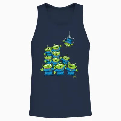Disney and Pixar's Toy Story Aliens & the Claw Signature Unisex Tank Top - Navy