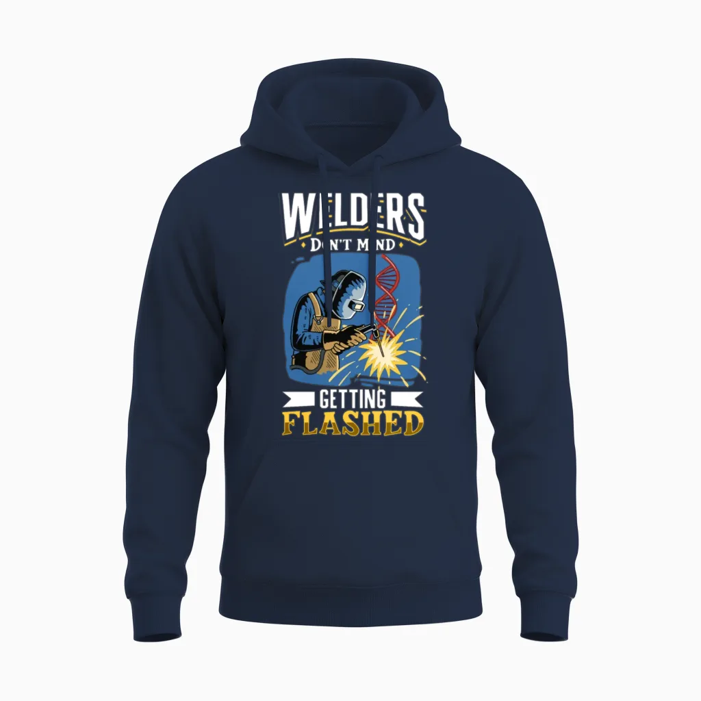 Welder Funny Funny Welding Gift Unisex Hoodie in Navy