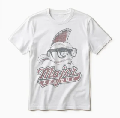 Major League Vintage Logo Unisex T-Shirt - White