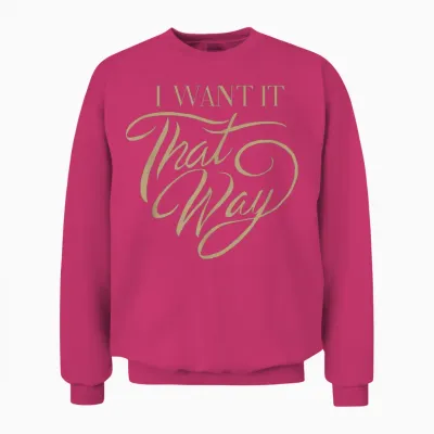 Backstreet Boys – Cursive Iwitw Unisex Sweatshirt - Heliconia