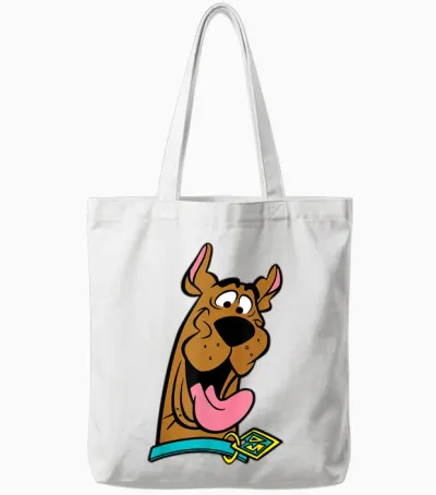 Scooby-Doo Scooby Happy Tote Bags - White