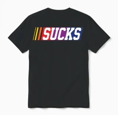 Nascar Sucks Unisex T-Shirt - Black
