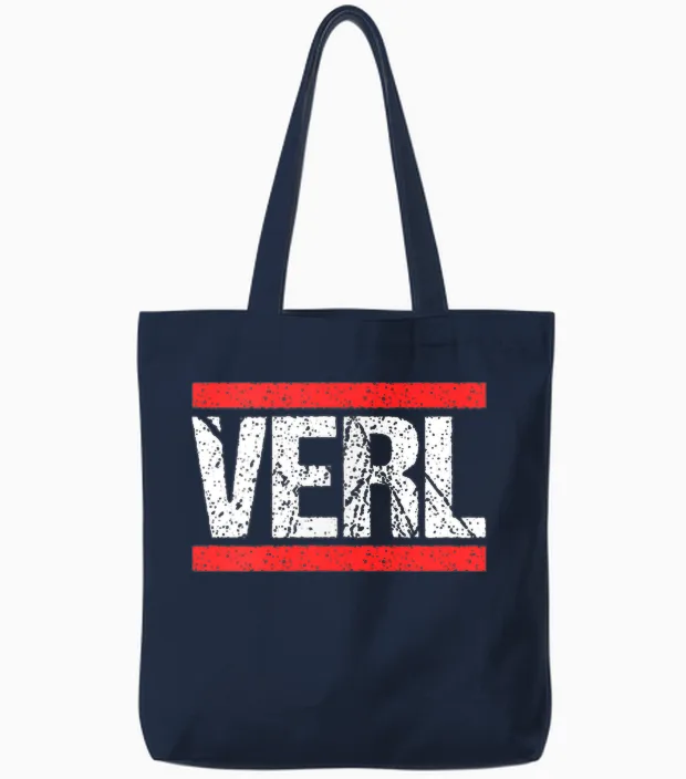 Stadt Verl Tote Bags in Navy
