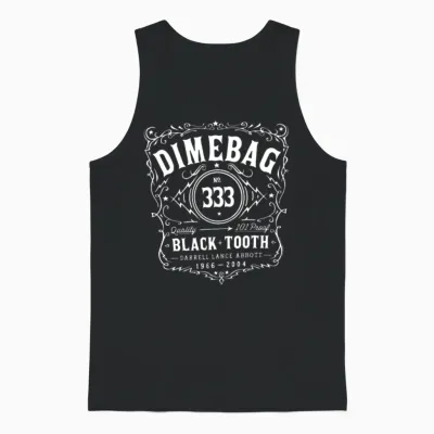 Dimebag Darrell Whiskey Unisex Tank Top - Black