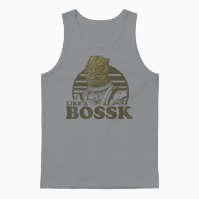 Portrait Rayé Star Wars Like a Bossk Unisex Tank Top - Sport Grey