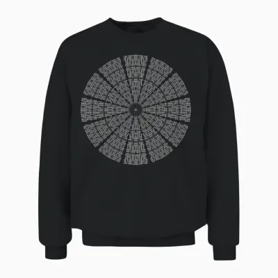Astrodome Ceiling Unisex Sweatshirt - Black
