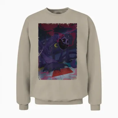 Poppy Playtime Catnap Red Smoke Unisex Sweatshirt - Sand