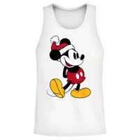 Disney - Classic Mickey Mouse Holiday Unisex Tank Top - White – 2
