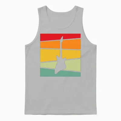 Rock Retro Unisex Tank Top - Ash